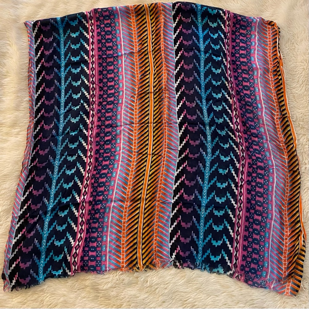 Express aztec print scarf / coverup